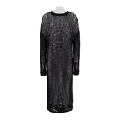 Loose Knit Alpaca Merino Wool Dress