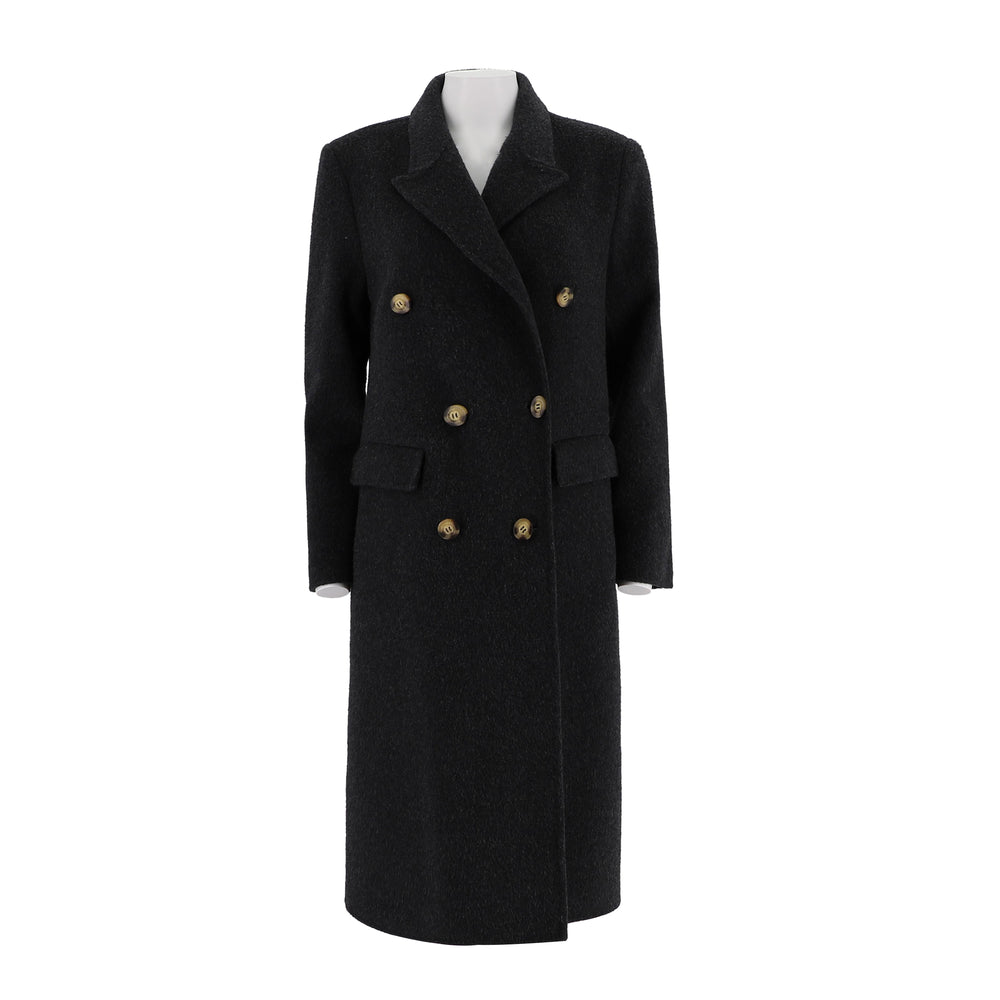 Suit Style Long Woolen Jacket