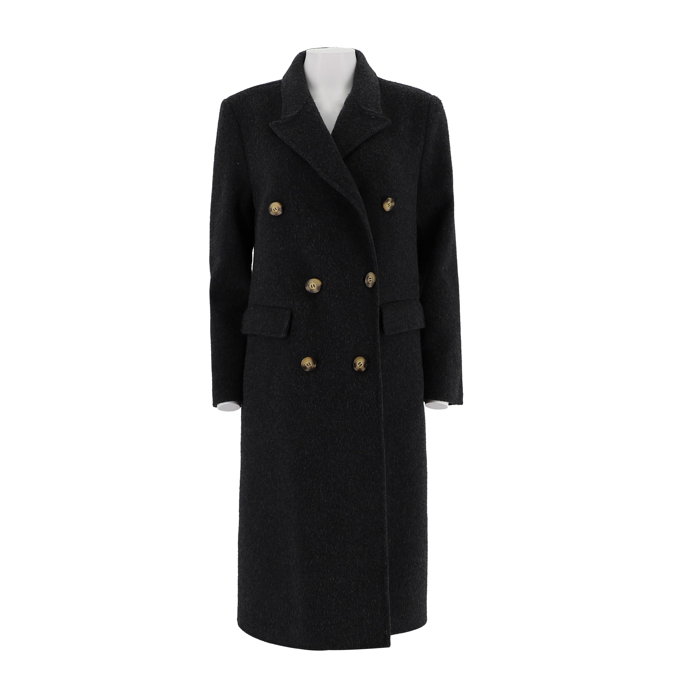 Suit Style Long Woolen Jacket