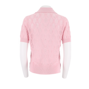 Polo Collar Cut-Out Sweater