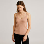 V-Neck Combed Cotton Camisole
