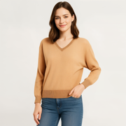 V-Neck Merino Wool Sweater