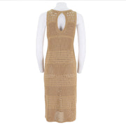 Sleeveless Long Knit Dress