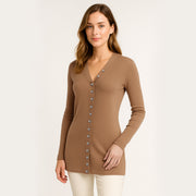 Longline Knit Cardigan Coat