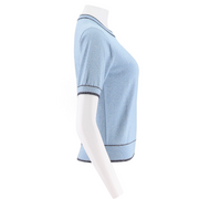 Women'S Curved Clip Short Sleeved Pullover
