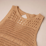 Sleeveless Long Knit Dress
