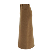 Medium To Long Woolen Skirt