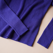 Women'S U-Neck Long Sleeved Top