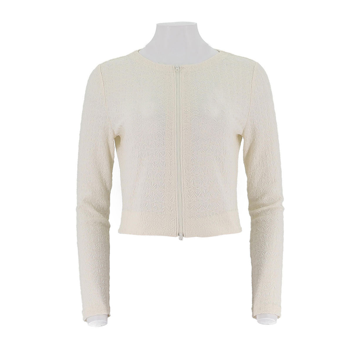 Open chest knitted sweater