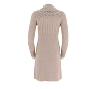 Ladies Mock Neck Long Sleeve Dress