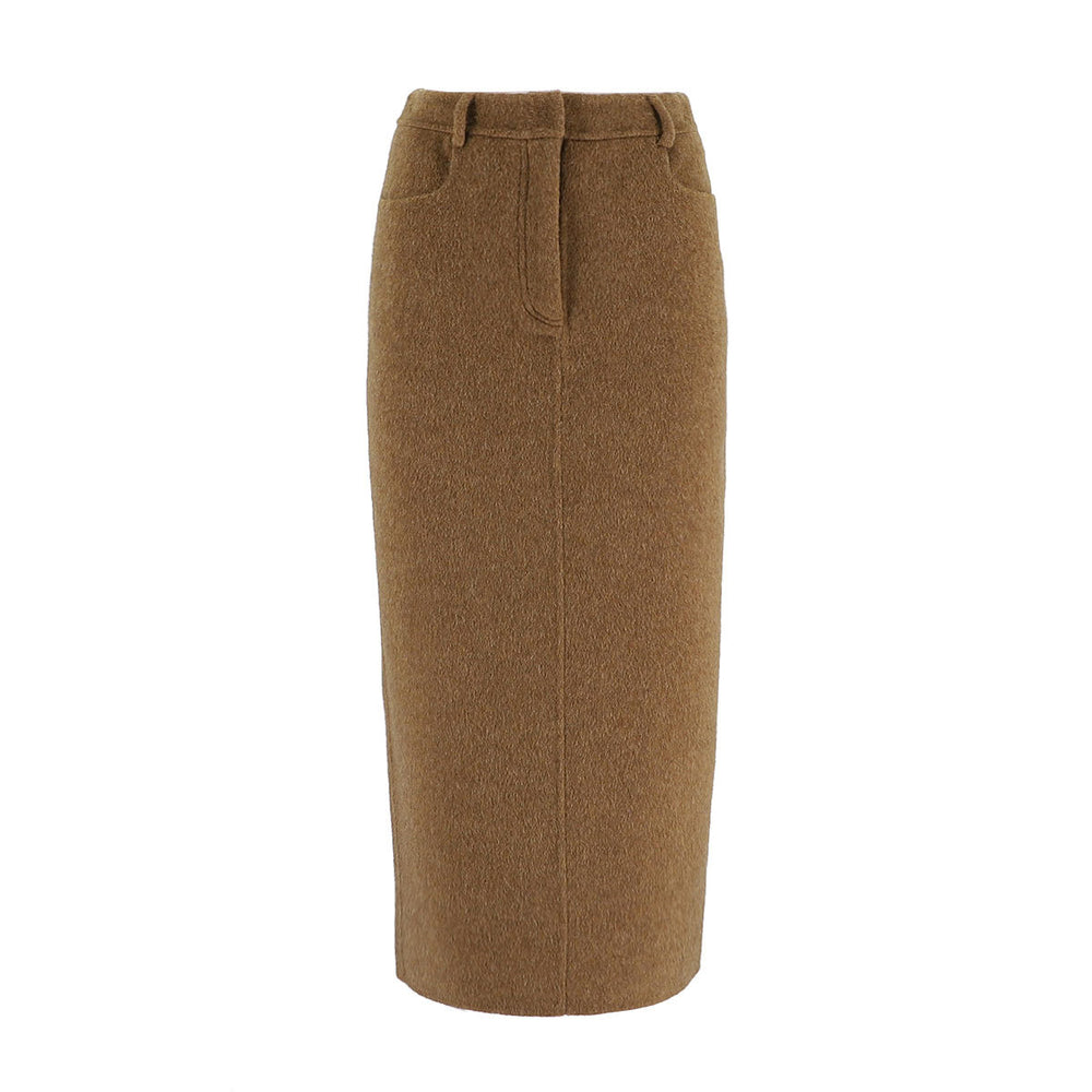 Medium To Long Woolen Skirt