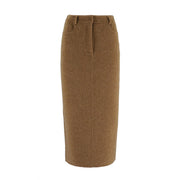 Medium To Long Woolen Skirt