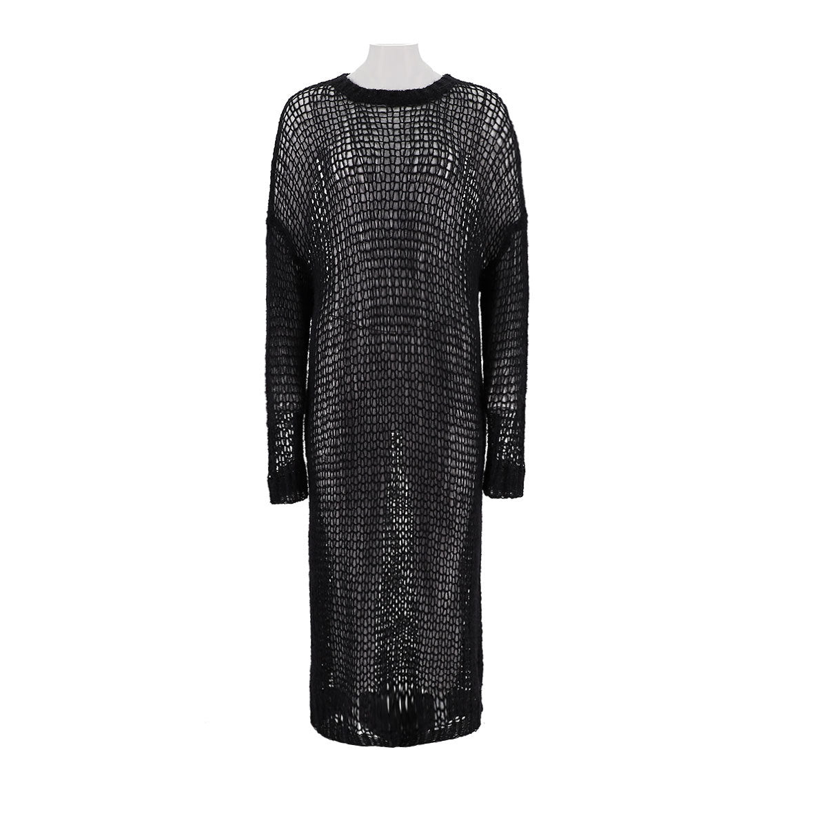 Loose Knit Alpaca Merino Wool Dress