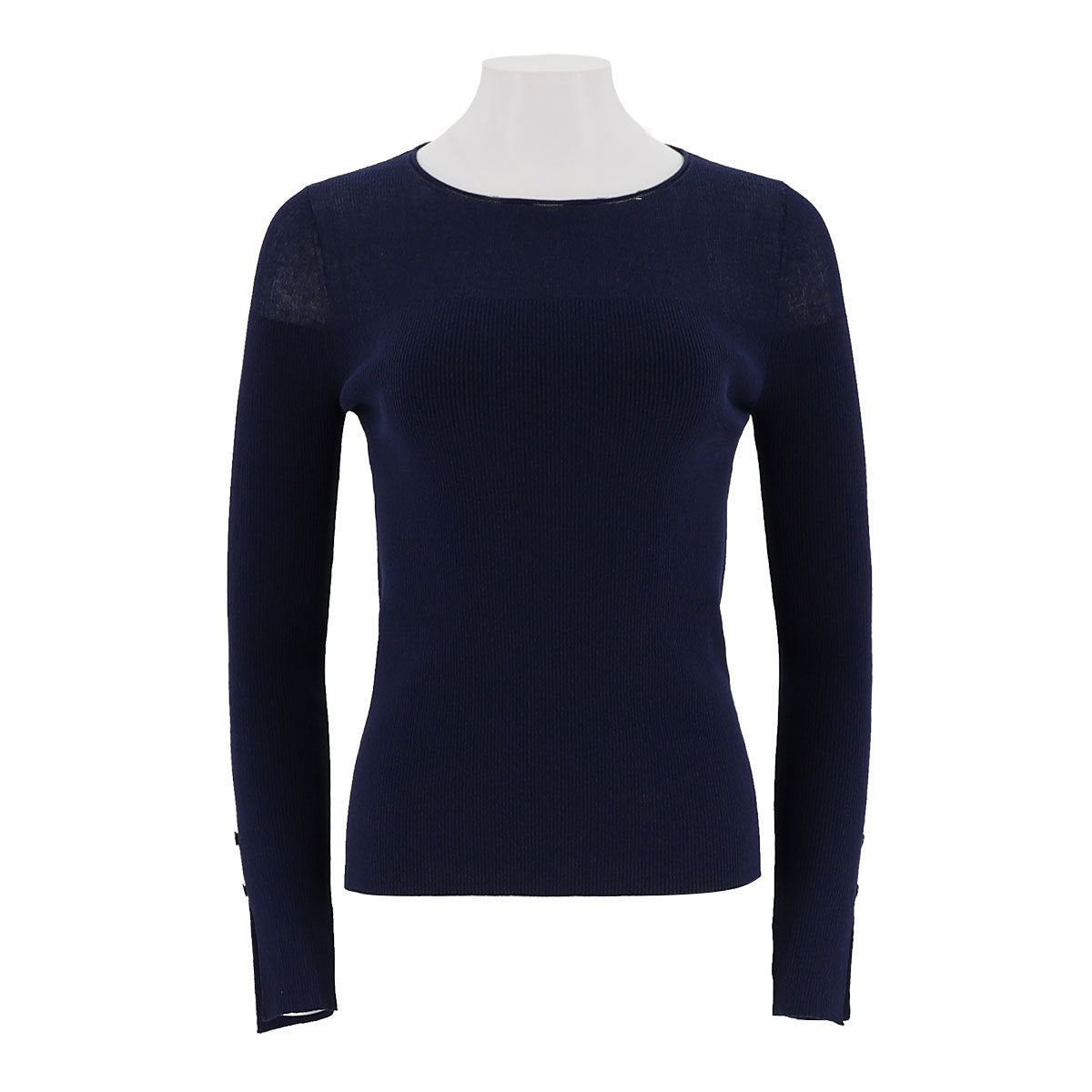 Long-Sleeve Knitted Pullover
