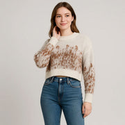 Round Neck Long Sleeved Pullover