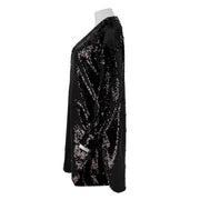 Sequined V-Neck Dress