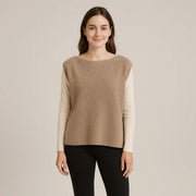 One Collar Cashmere Vest Pullover