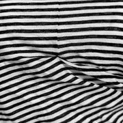 Round Neck Sleeveless Striped Shirt