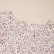 Wide Neck Long Sleeve Sweater