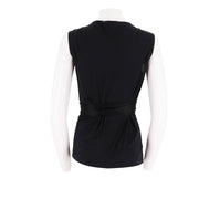 Tie Up Round Neck Pullover Top