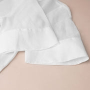 Mid-Sleeve Button Up Woven Shirt