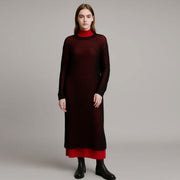 Loose Knit Alpaca Merino Wool Dress