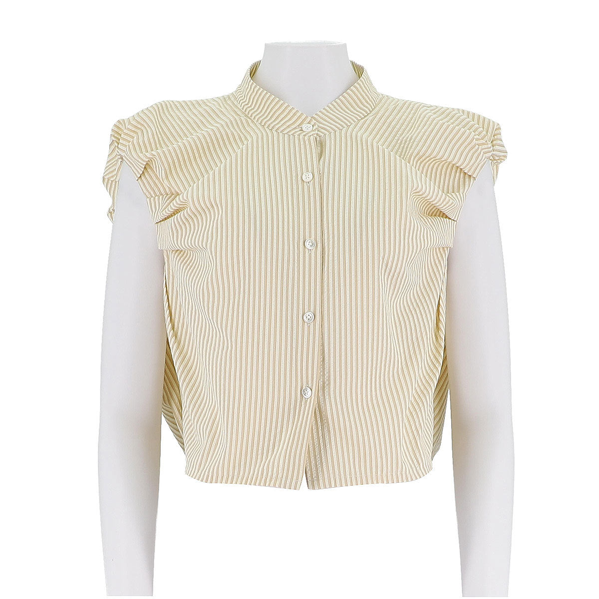 Striped Button Up Woven Shirt
