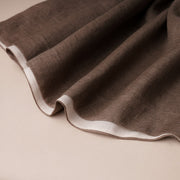 Notch Neck A-Line Linen Dress