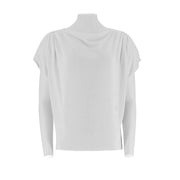 Recreational T-Shirt With A Loose Collar