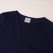 Silk Cotton Short Sleeve Sweater