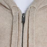 Cashmere Zipper Cardigan Jacket