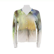 V-Neck Single Breasted Knitted Cardigan