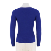 Women'S U-Neck Long Sleeved Top