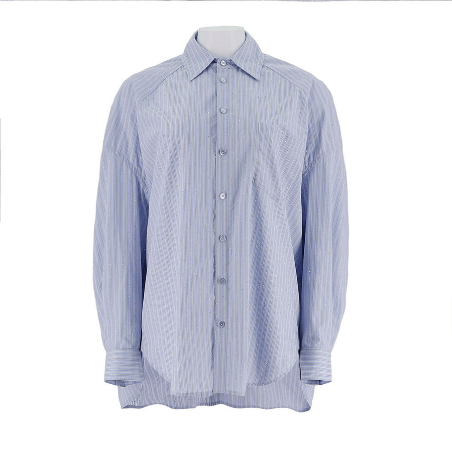 Striped Poplin Shirt