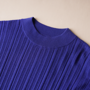 Women'S Round Neck Long Sleeved Top