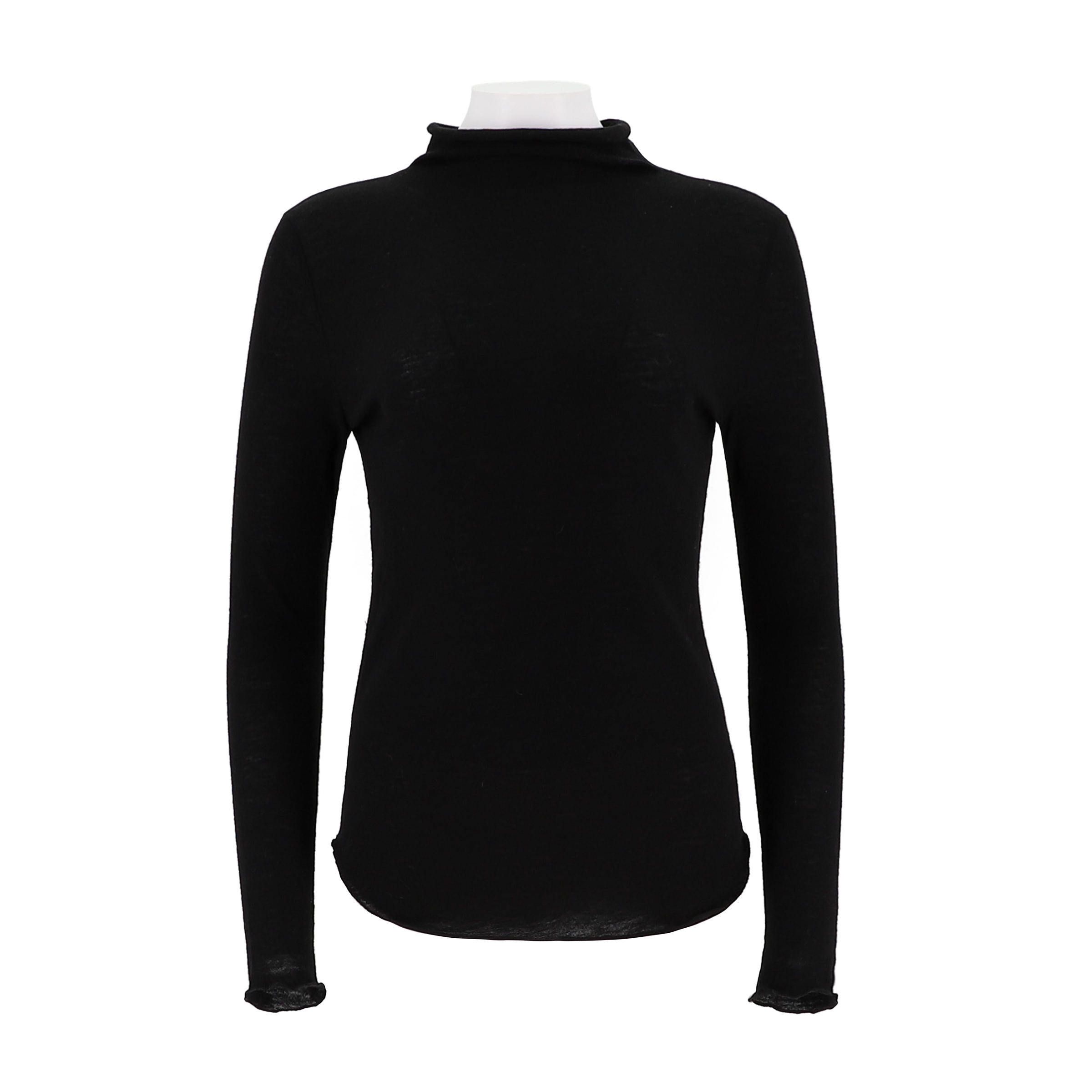 Half High Neck Blended Sweater